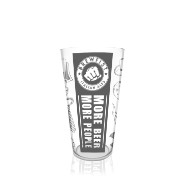 Bicchiere "More Beer More People" 330 ml